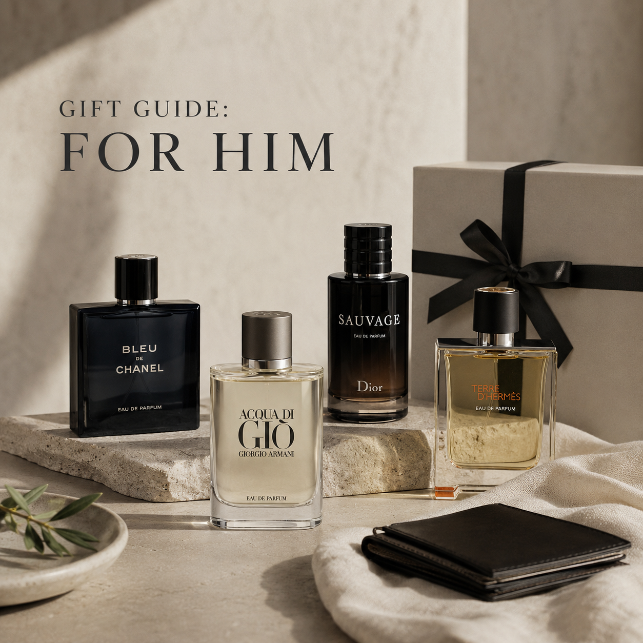 Gift Guide for Him - sharp gift-ready fragrances
