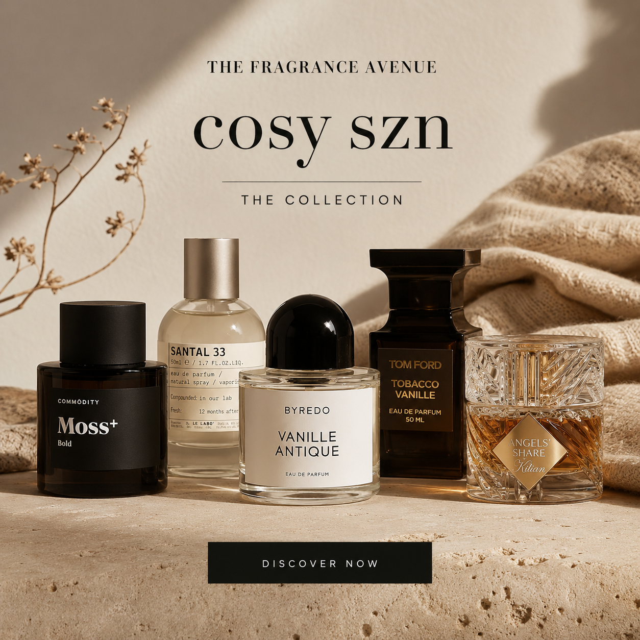 Cosy Season - warm amber and spice fragrances