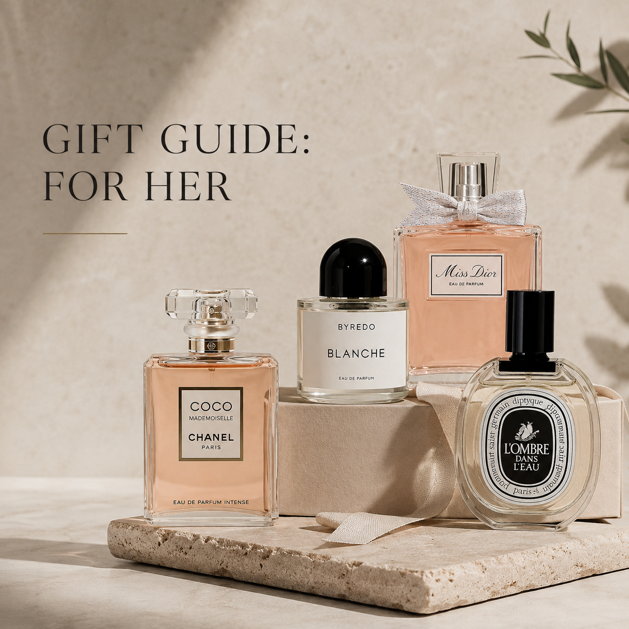 Gift Guide for Her - beautiful gift-ready fragrances