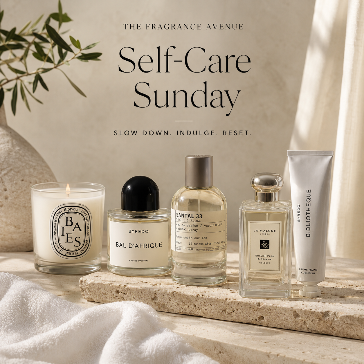 Self-Care Sunday - indulgent, comforting scents