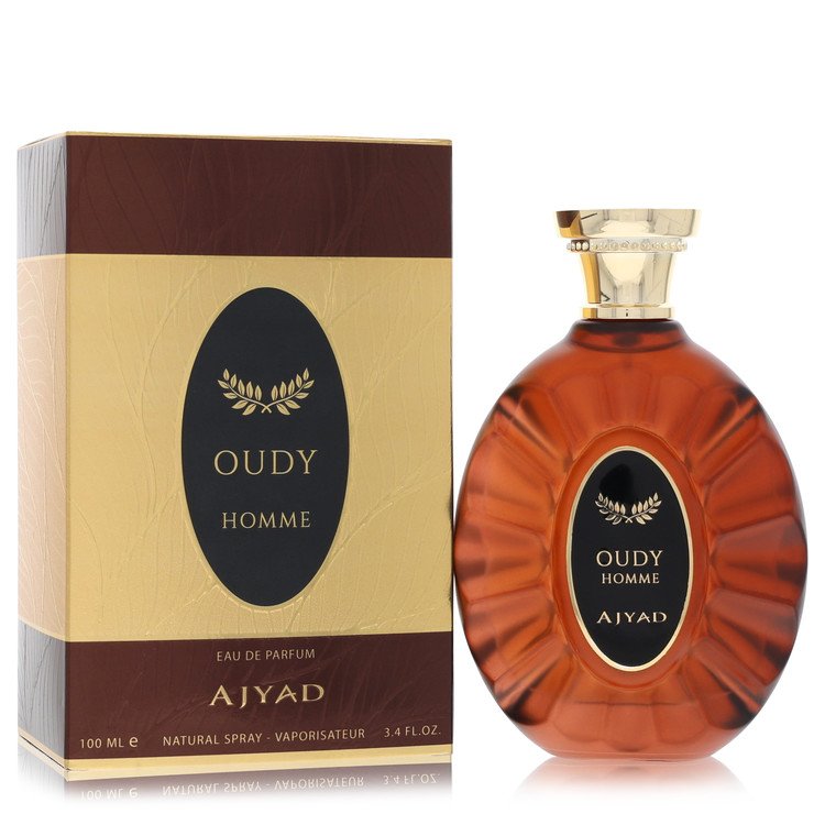 Ajyad Oudy Eau de Parfum Spray for Men, 3.4 oz / 100 ml