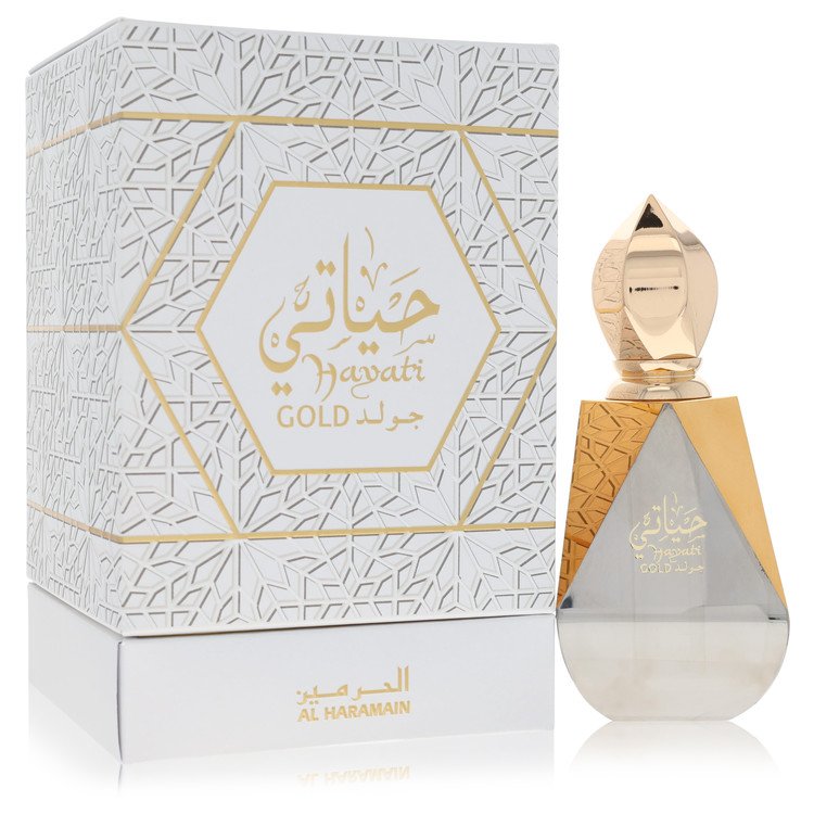Al Haramain Hayati Gold Concentrated Perfume Oil for Men, 0.41 oz / 12 ml