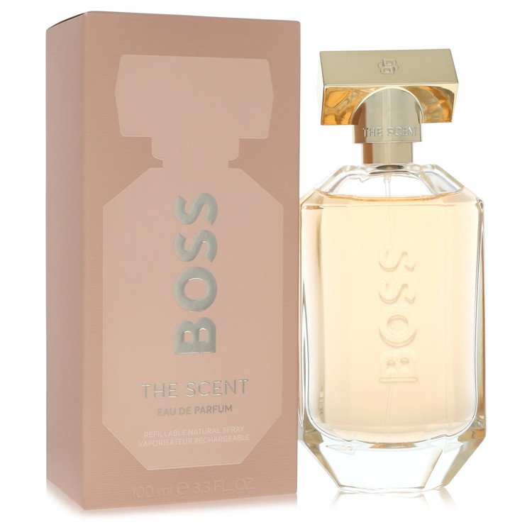 Boss The Scent by Hugo Boss Refillable Eau De Parfum Spray 3.3 oz / 100 ml