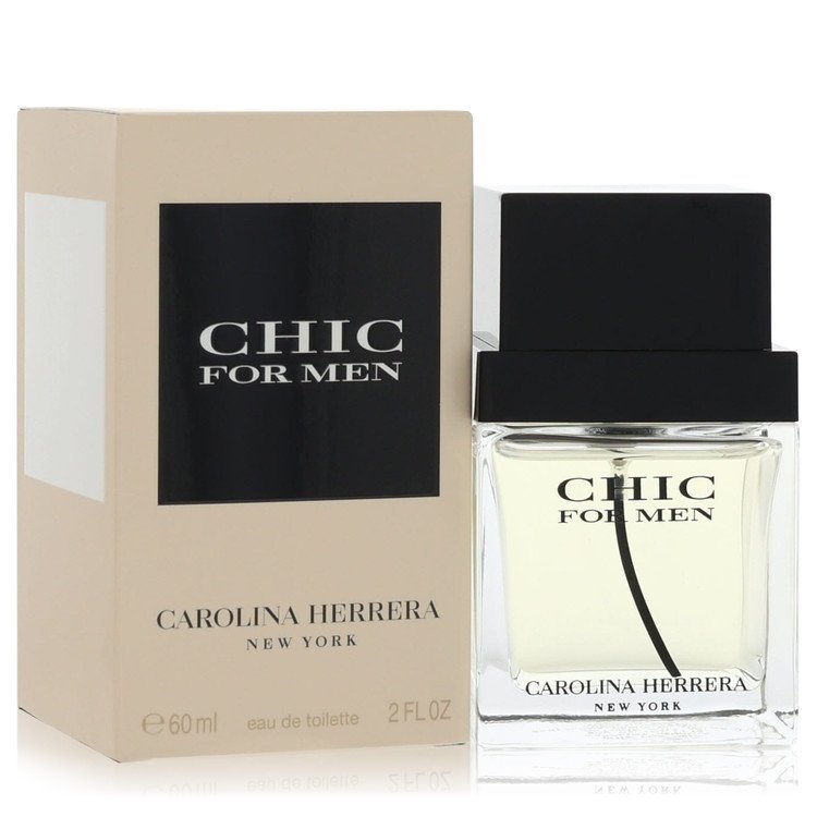 Chic by Carolina Herrera Eau de Toilette Spray 2 oz / 60 ml for Men