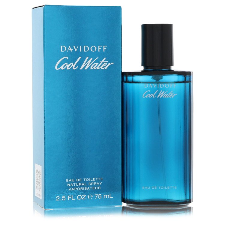 Davidoff Cool Water Eau de Toilette Spray for Men, 2.5 oz / 75 ml
