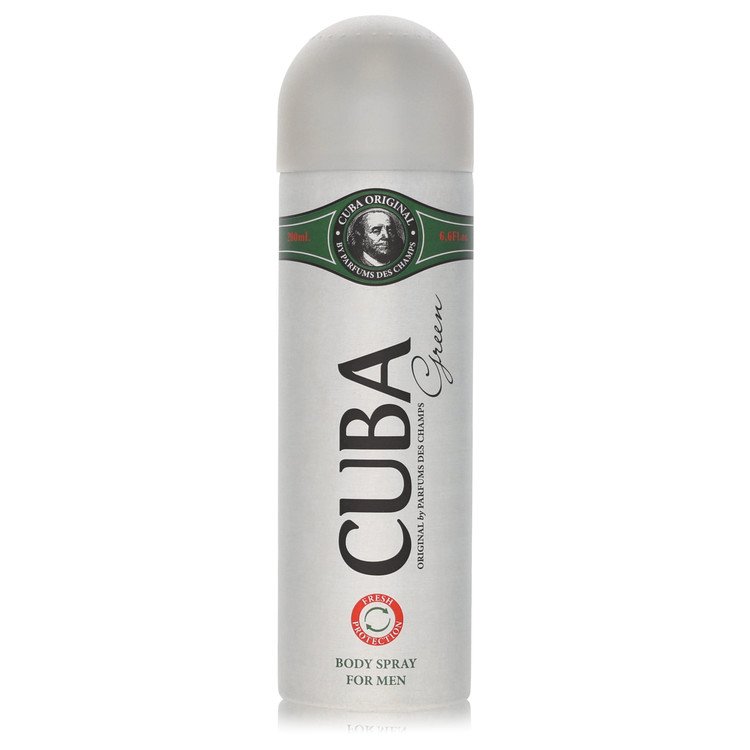 Cuba Green by Fragluxe Men's Deodorant Spray 6.7 oz (200 ml)