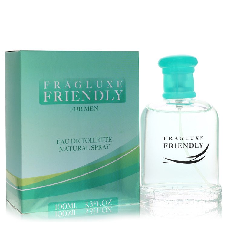 Fragluxe Friendly Eau de Toilette Spray 3.3 oz (100 ml) for Men