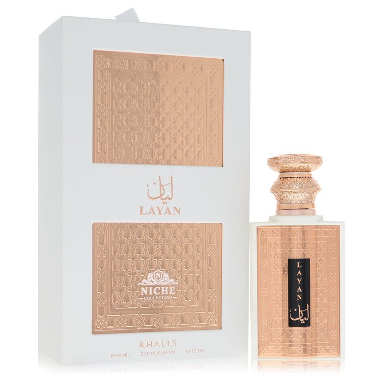 Khalis Layan Eau De Parfum Spray for Women, 3.4 oz / 100 ml - Niche Collection