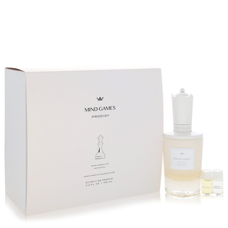 Mind Games Prodigy Gift Set - 3.4 oz (100 ml) Extrait De Parfum Spray with 2 Mini Extracts