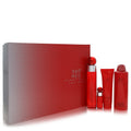 Perry Ellis 360 Red Gift Set – 3.4 oz/100 ml EDT, 0.25 oz/7.5 ml Mini EDT, 6 oz/177 ml Body Spray, 3 oz/89 ml Shower Gel