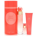 Perry Ellis 360 Coral Gift Set – 3.4 oz (100 ml) Eau de Parfum, 0.25 oz (7 ml) Mini Spray, 3 oz (90 ml) Shower Gel