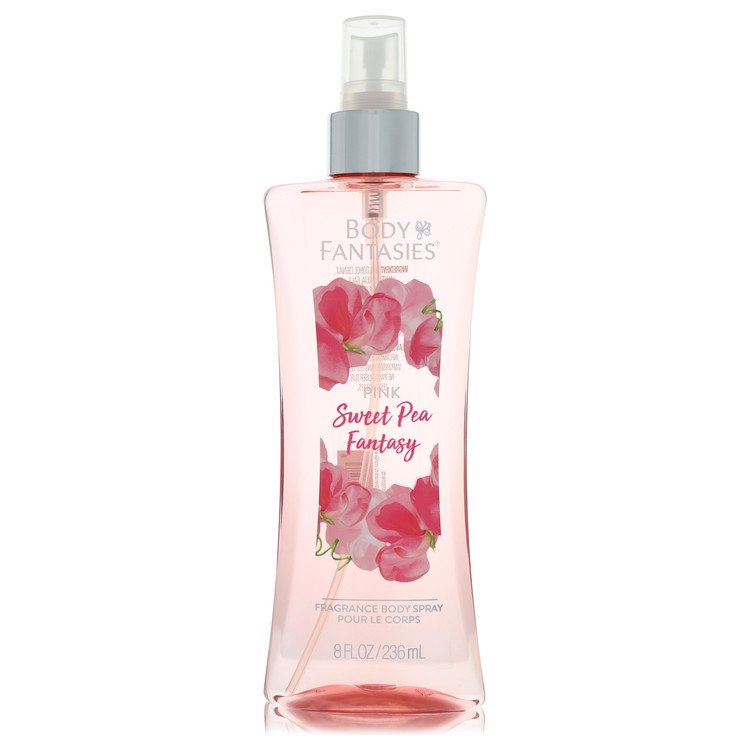 Body Fantasies Signature Pink Sweet Pea Fantasy Body Spray for Women, 8 oz / 236 ml by Parfums De Coeur