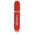 FragranceX Travel Perfume Bottle for Men – Mini Refillable Spray with Cap, Maroon, 0.135 oz/4 ml